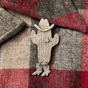 J.J.Jonette Pewter Brooch